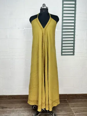 Boho Chic Jute Magic Dress Organic Stylish Lightweight Sustainable fashion For All Occasions | Perfect for Holiday Wear