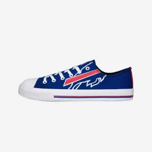 Buffalo Bills Mens Low Top Big Logo Canvas Shoe