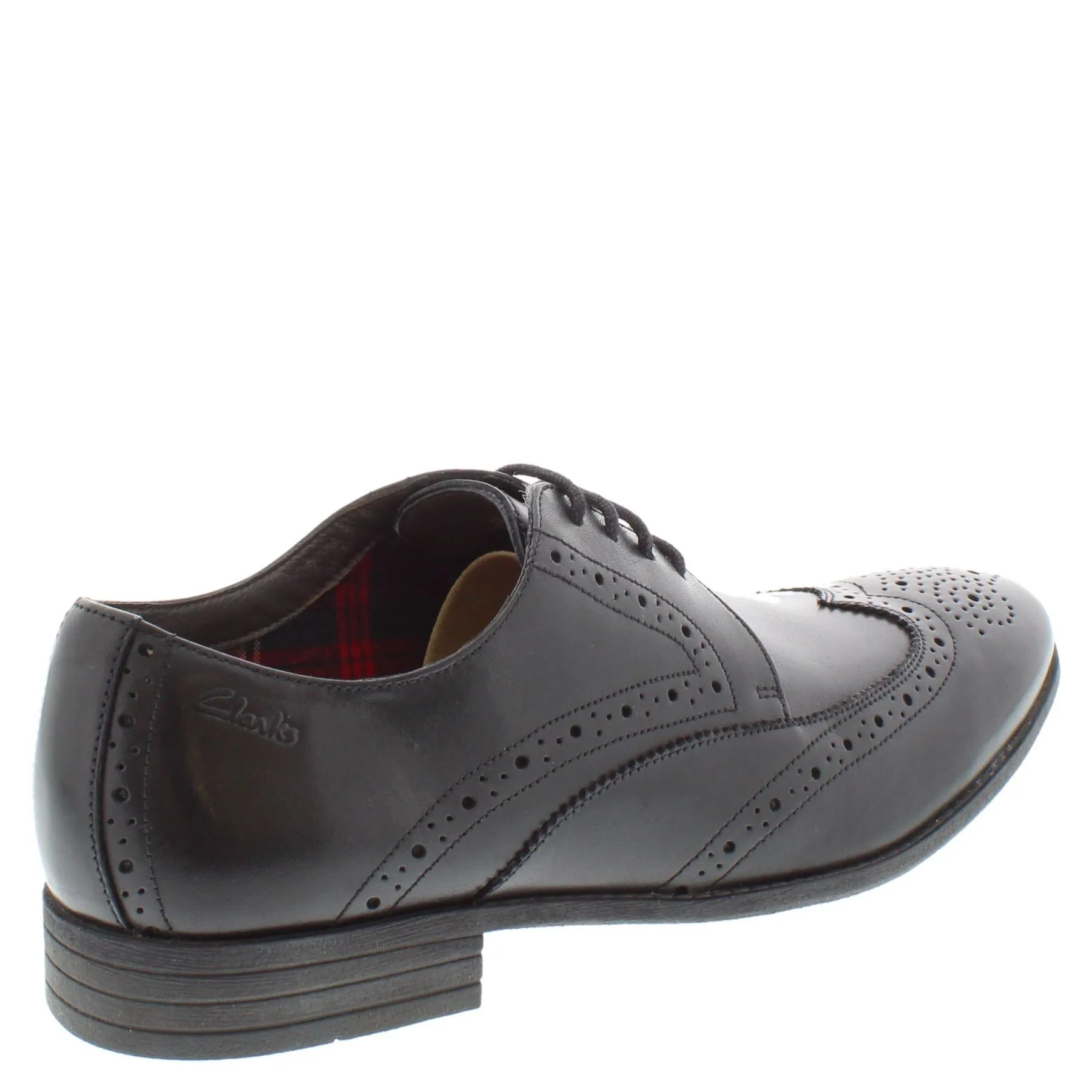 Clarks Chart Limit G Fit Lace Up Brogue Shoes