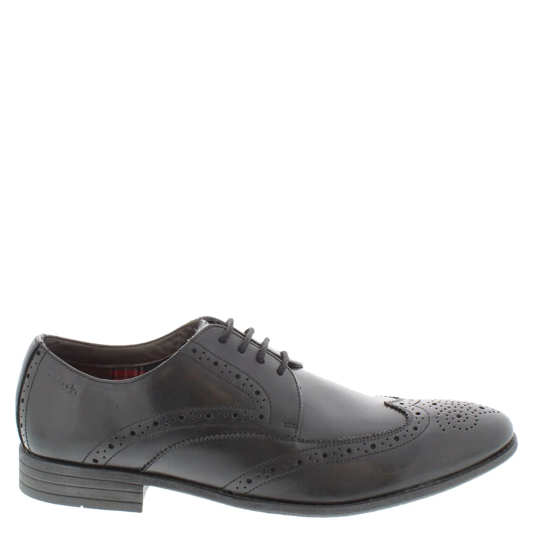 Clarks Chart Limit G Fit Lace Up Brogue Shoes