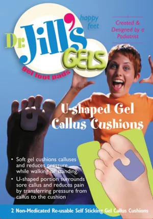 DR. JILL'S GEL U-SHAPED CUSHION (2 PER PACK)