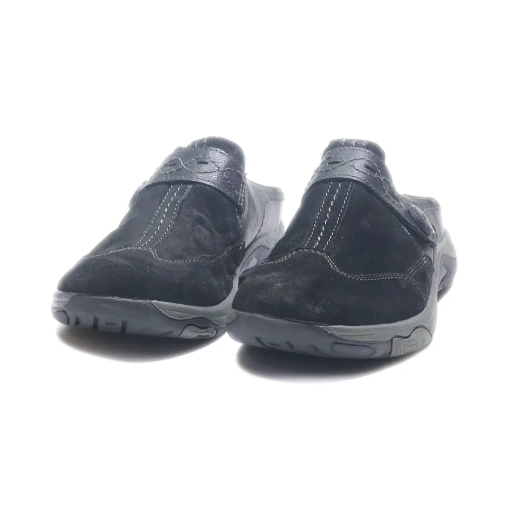 Earth Spirit Mules Suede Black Colour For Women