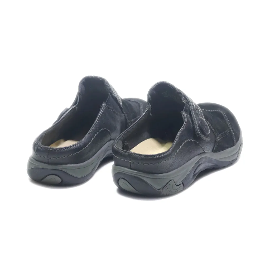 Earth Spirit Mules Suede Black Colour For Women
