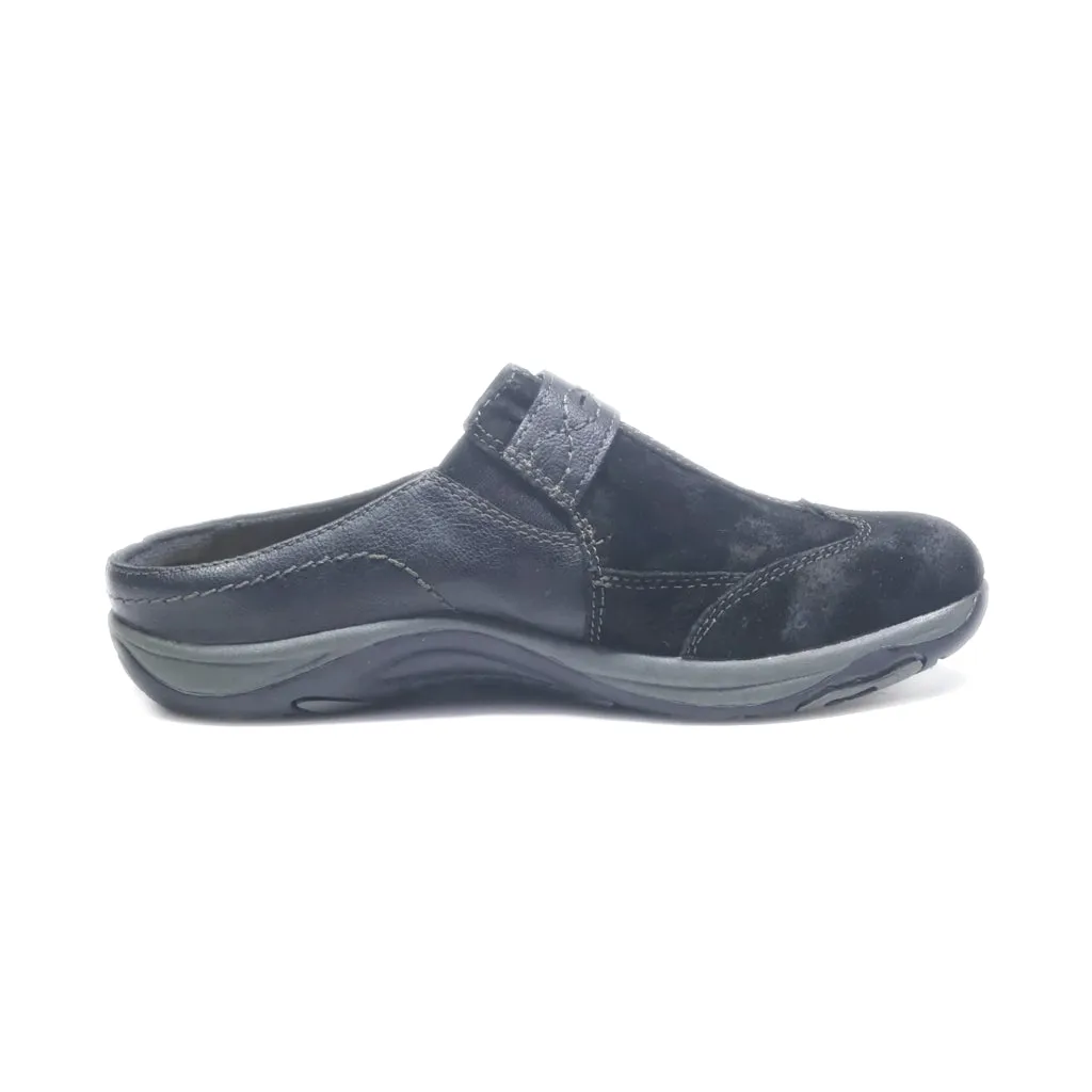 Earth Spirit Mules Suede Black Colour For Women