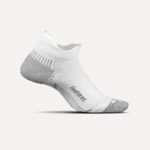 Feetures Plantar Fasciitis Relief Ultra Light Cushion No Show Tab (White)