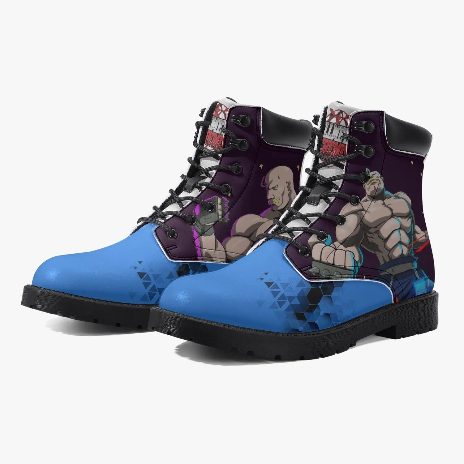 Fullmetal Alchemist Alex Armstrong All Season Boots Anime Shoes
