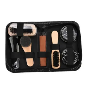 Leather Shoe Care Polish Travel Set 8 Pcs