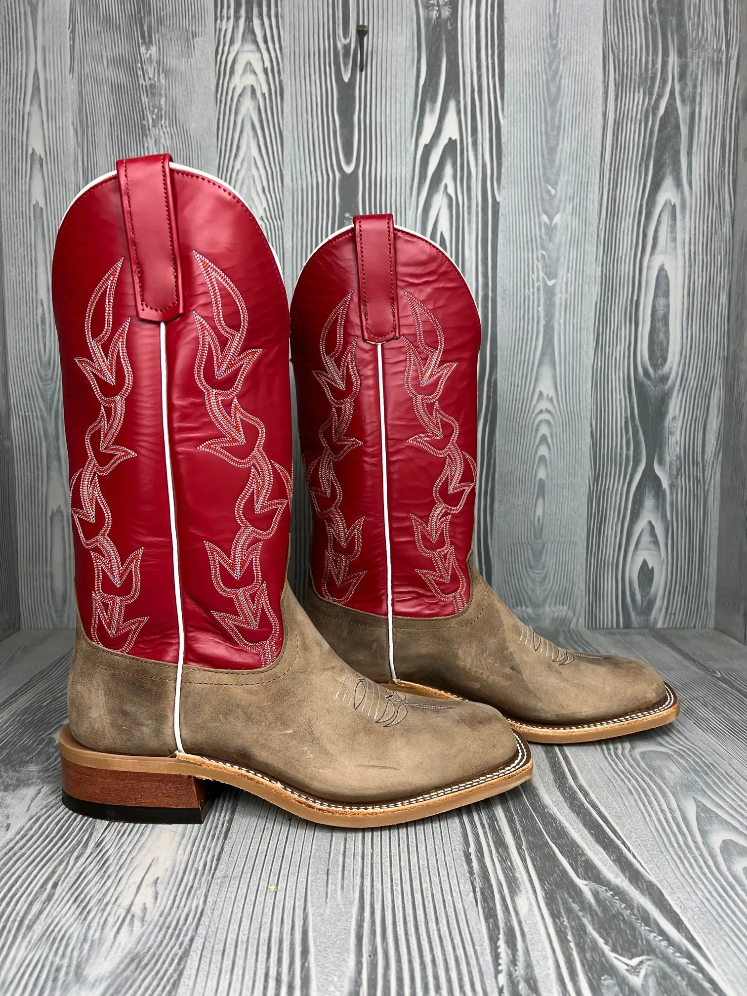 Men's Anderson Bean Sand Angry Elk with 13" Red Glove Tops