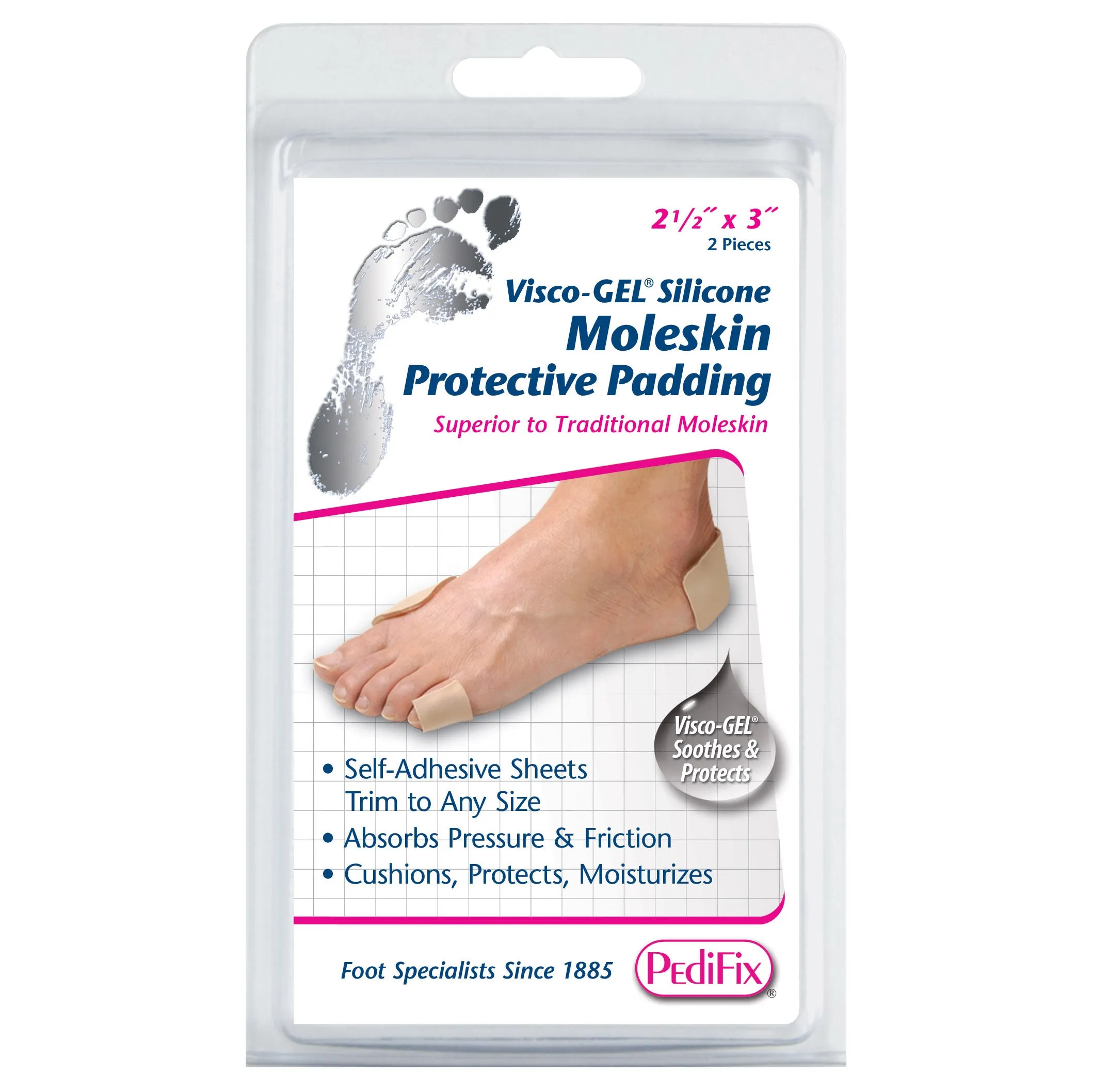 PEDIFIX VISCO-GEL MOLESKIN