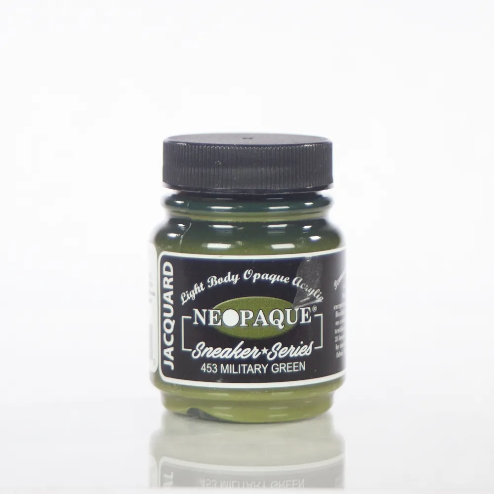 Sneaker Series Military Green Jacquard Neopaque Acrylic Paint