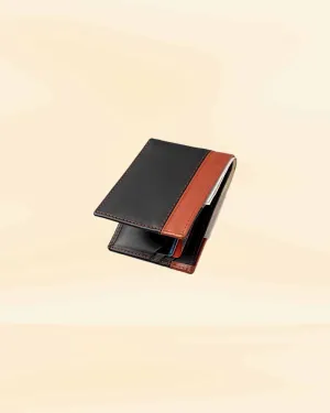 Stylish Black-Tan Leather Wallet