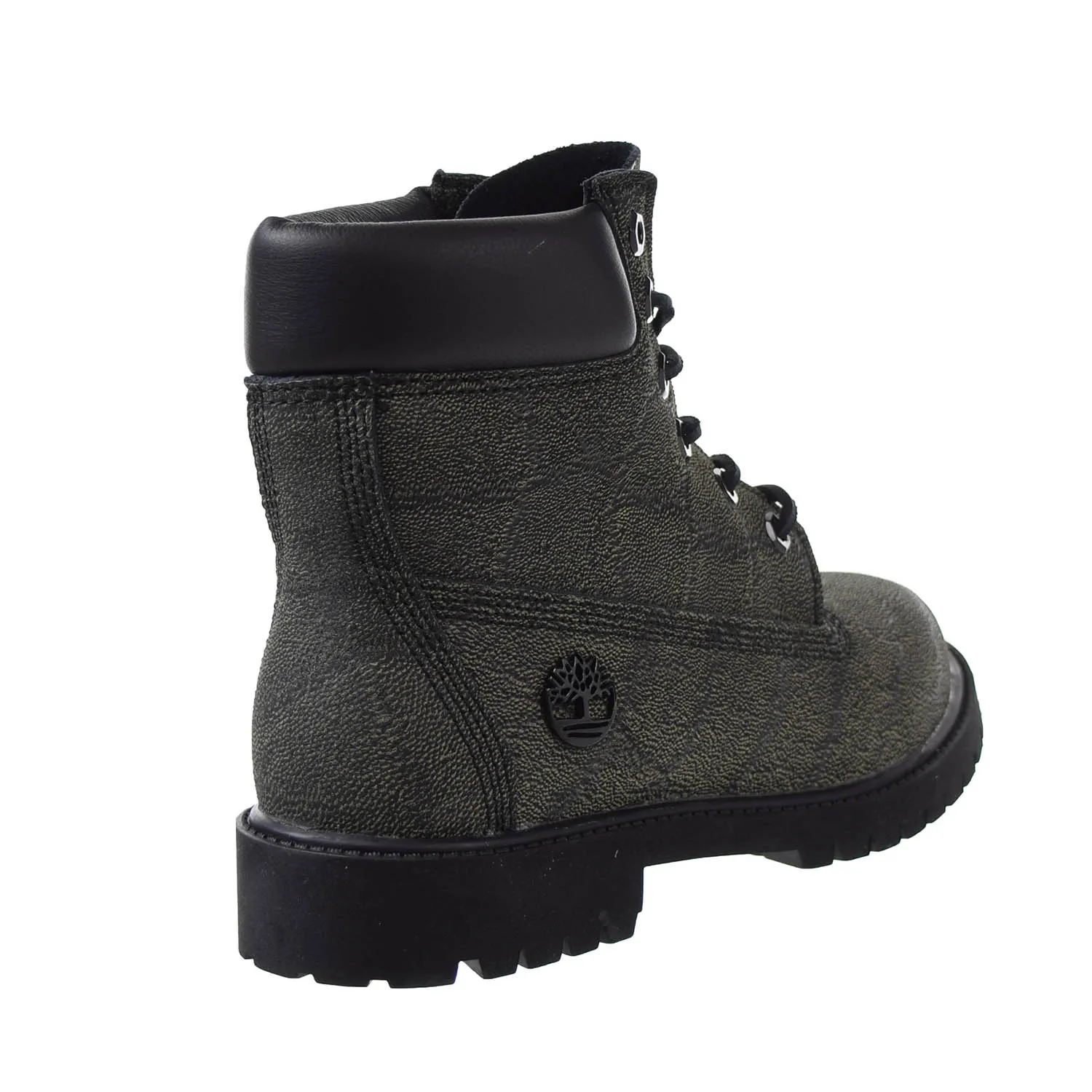 Timberland 6 Inch Premium Juniors Boots Gray Earth Helcore Leather