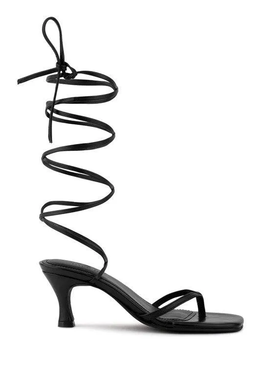 Women's Shoes Dorita Kitten Heel Lace Up Sandal